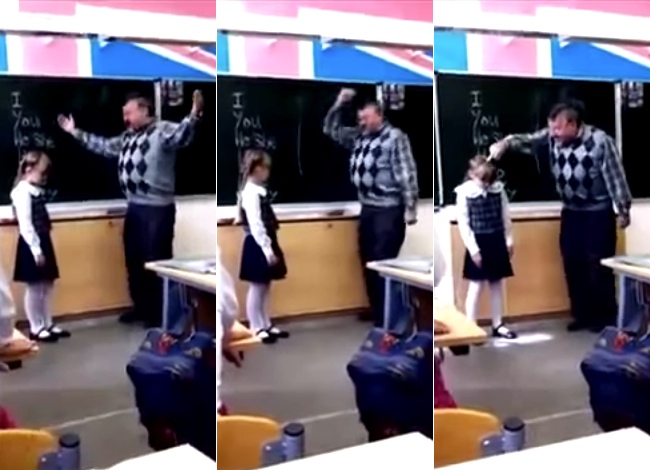 Abusive Teacher Yells At Little Girl In Front Of The Class, Gets Instant Karma