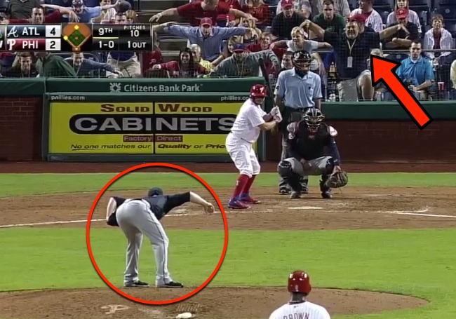 Phillies Fans Do A Phenomenal Job Of Mocking Opposing Pitcher's Pre-Windup Routine