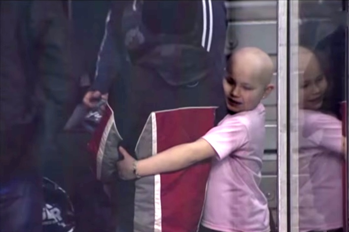 Young Boy Does Something Remarkable For Cancer-Fighting Girl