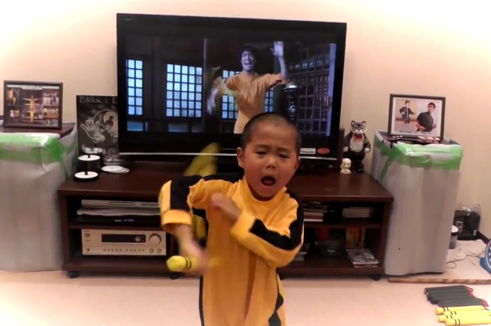 Bruce Lee Reincarnated As 5 Year Old Boy