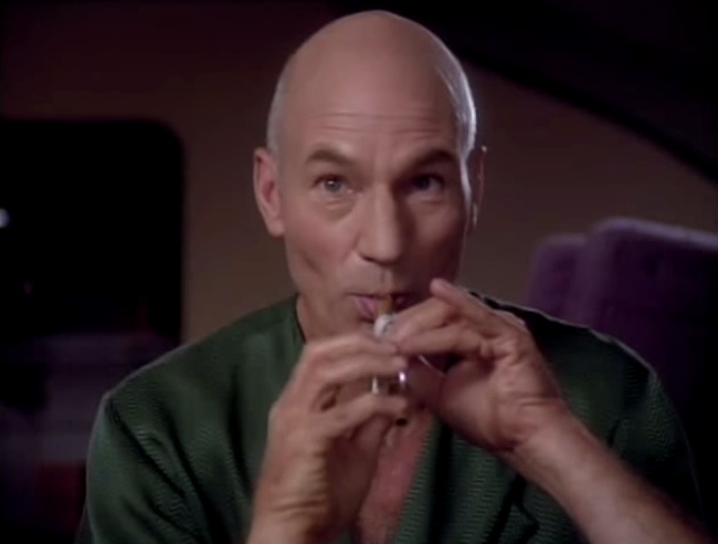 Captain Picard Sings 'Let it Snow'