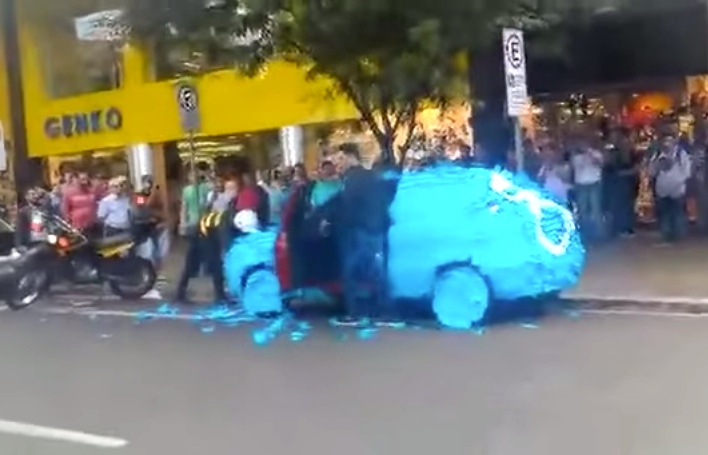 That's What Happens When You Park In A Handicap Spot In Brazil