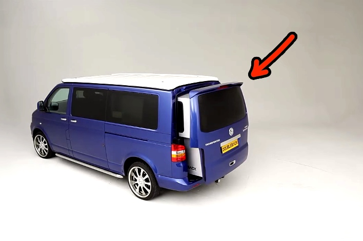 At The Push Of A Button, This Normal Looking Van Completely Transforms Into This