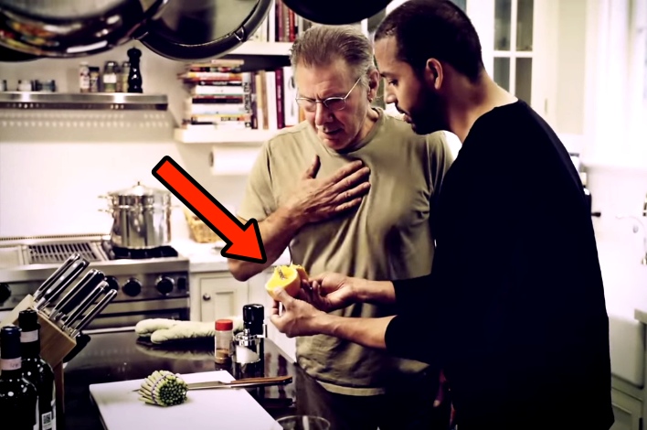 David Blaine Does A Magic Trick On Harrison Ford, Blows His Mind!