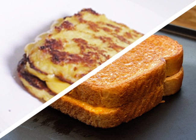 He Makes A Grilled Cheese Using No Bread, But This No Carb Alternative Instead