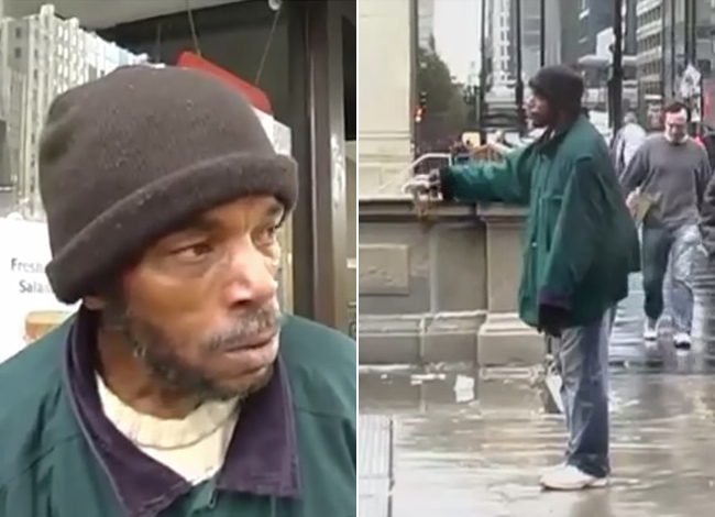 Homeless Man Describes His Daily Life. Past 2:10, I Just Started Crying.