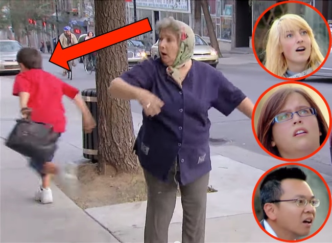 Kid Steals Grandma's Purse. When Strangers Try To Help, This Happens.