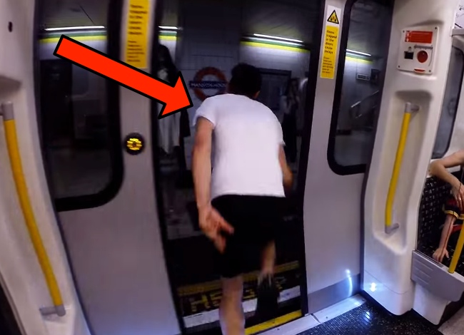 Watch This Man Race A Train From One Station To The Next