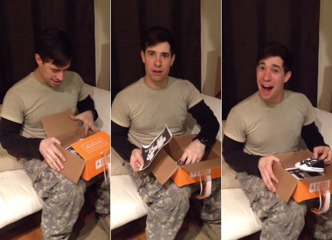 Man Goes From Soldier To Diva Over Wife's Big Announcement