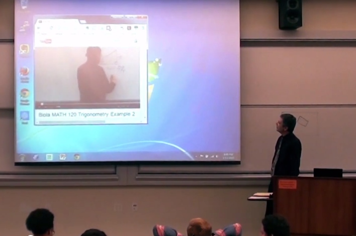 Math Professor Pranks His Class, And It's Ridiculously Impressive!