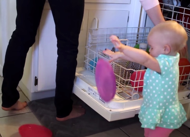 Baby Demonstrates Why Moms Get NOTHING DONE