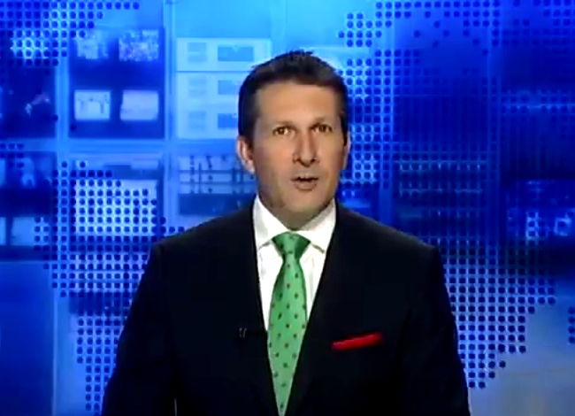In Australia, This Is What News Anchors Report On Christmas Eve. They Take It Very Seriously.