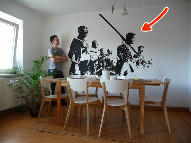 Genius Way To Paint Even The Most Detailed Mural On Your Wall