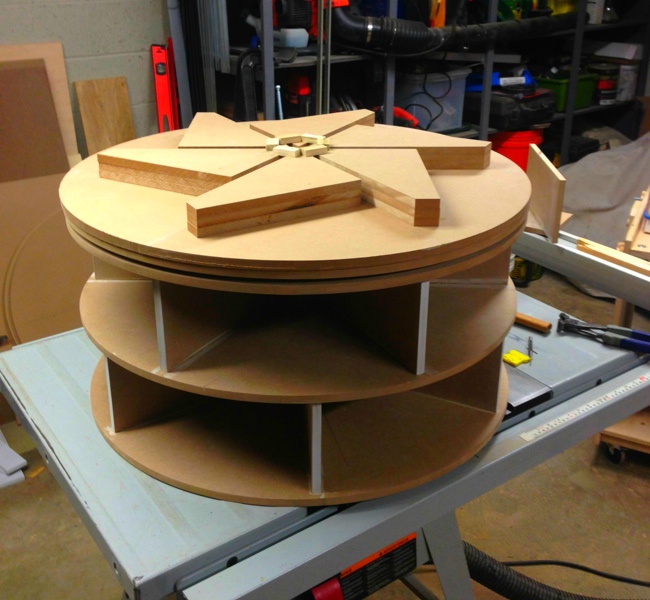 Man Takes A Lazy Susan And Turns It Into Every Woman's Dream