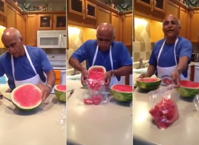The Fastest Way To Cut A Watermelon