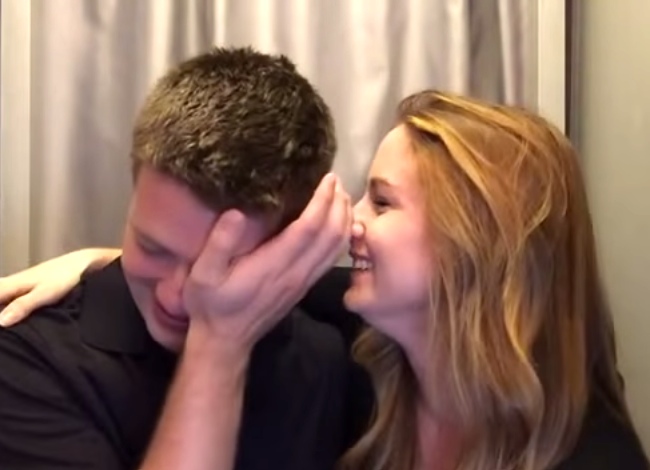 Man Breaks Down After Being Tricked By His Wife In A Photo Booth