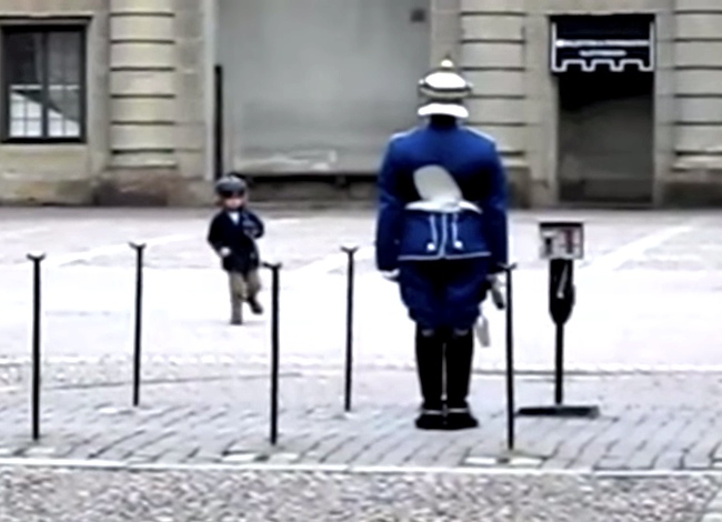 Little Boy Walks Up To A Royal Guard… He'll Never Forget His Response!