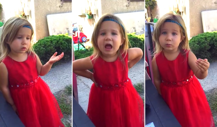 Flower Girl Gives Her Father A Lesson On Wedding Etiquette