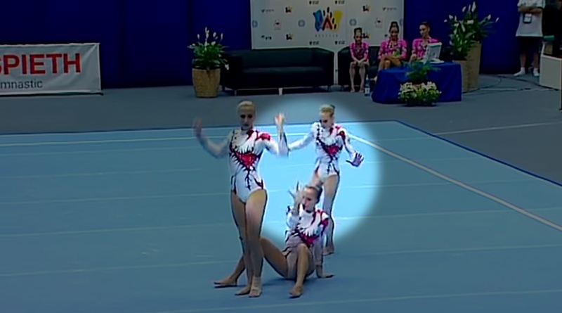 Team Ukraine's Acrobatic Gymnastics Routine Seems To Defy Physics