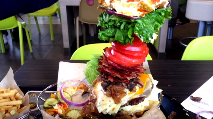 The Biggest Burger You Can Possibly Create At McDonald's