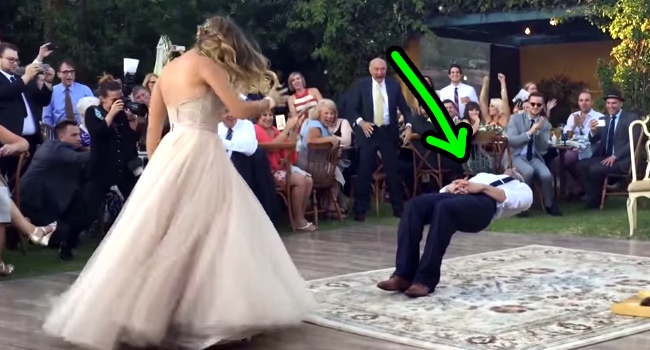 This Wedding's First Dance Is Magical… LITERALLY