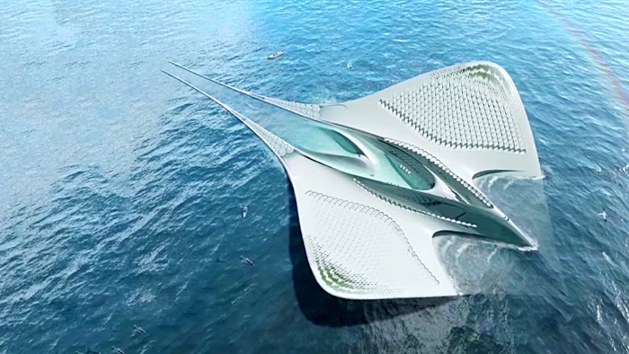 French Architect Designs Futuristic Floating City