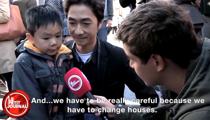 Amazing Moment Between Father And Son During An Interview At A Paris Attacks Memorial