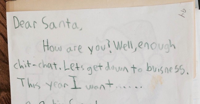 12 Amazing And Hilarious Letters From Children To Santa