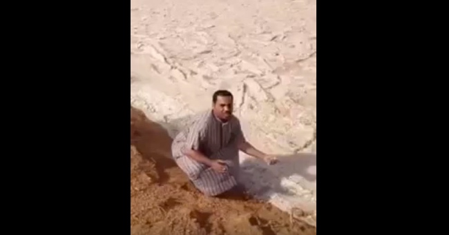 A Natural 'River Of Sand' Appears In Saudi Arabia