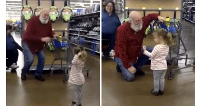 Little Girl Thinks A Bearded Man Is Santa Claus And It's Adorable