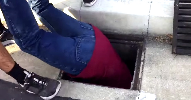 Kitten Rescued After Being Trapped In A Storm Drain For Over 33 Hours