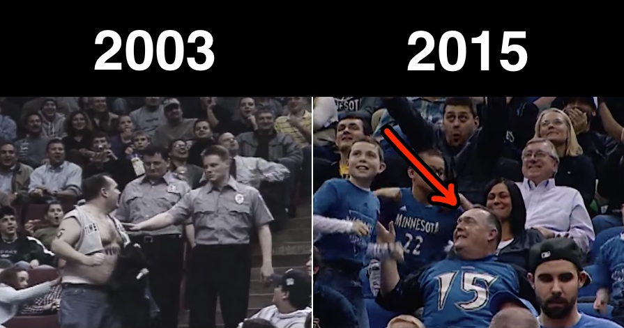 A Legendary Timberwolves Fan Returns To The Stadium After Years Away