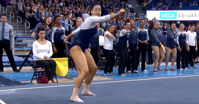 Gymnast Combines Her Floor Routine With Hip Hop And It's Awesome