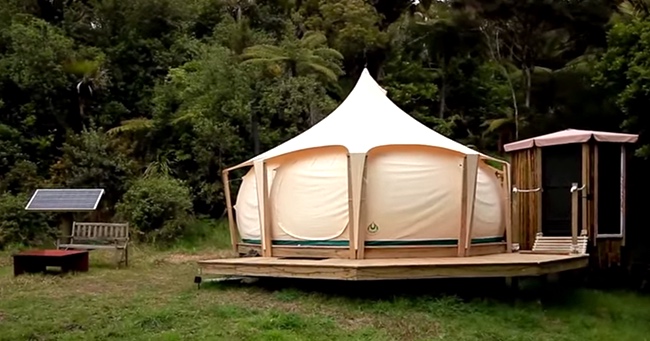 Living In A Luxury Tent In The Forest