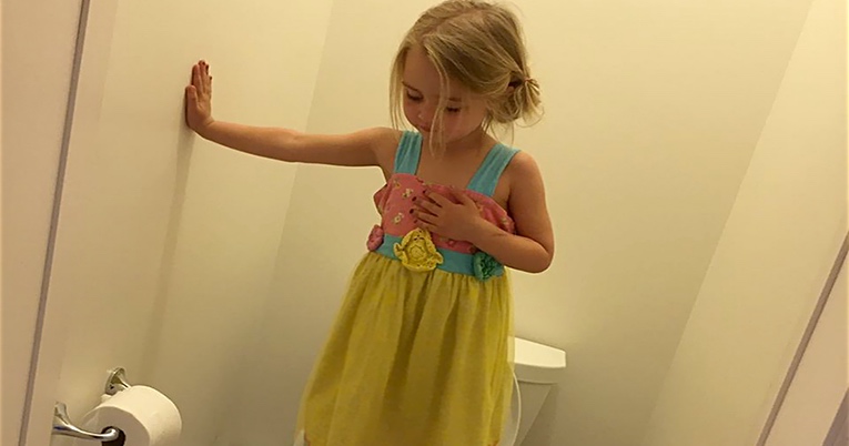 Three-Year Old Girl Practices Lockdown at Home – It's Heartbreaking!