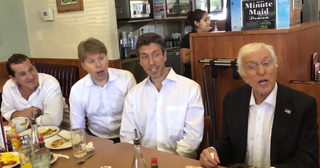 Dick Van Dyke Surprises Crowd with a Performance at Denny's