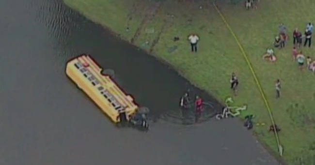 10-Year-Old Saves School Bus Of 27 When Crashed Into An Alligator Pond