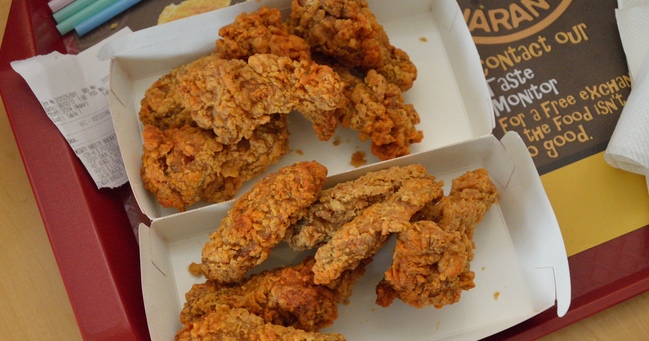 A KFC Branch Puts Their Leftover Chicken to Use in an Charitable Way