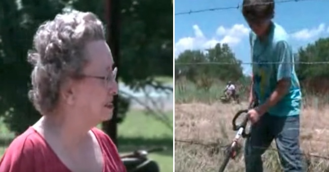 75-Year-Old Was Going To Be Arrested For Her Grass Being Too Tall, Until 4 Brothers Decide To Mow Her Lawn
