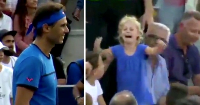 Tennis Player Stops Exhibition Tennis Match So Worried Mother Could Find Her Lost Girl