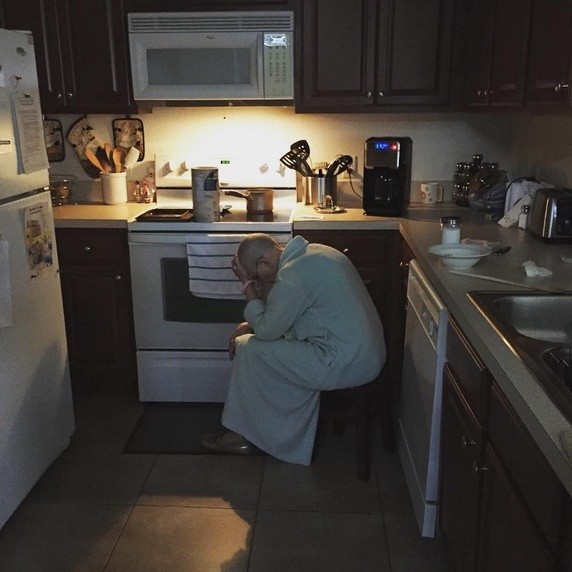 Resentful Man Finds Stressed Mother-In-Law In Kitchen Hunched Over, Finally Appreciates Her