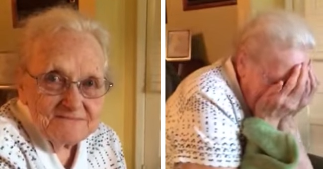 Son Makes 92-Year-Old Mother Smile When Listening To Willie Nelson Sing Her Song