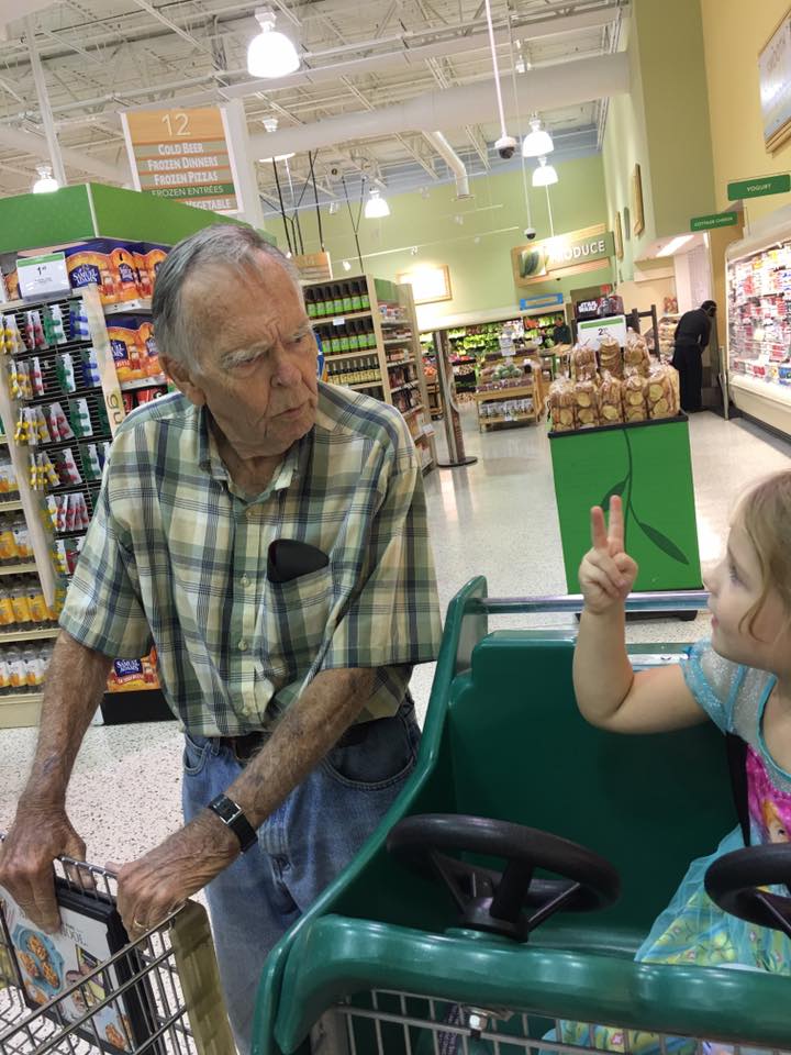 Old Man and Young Girl Become Unlikely Friends