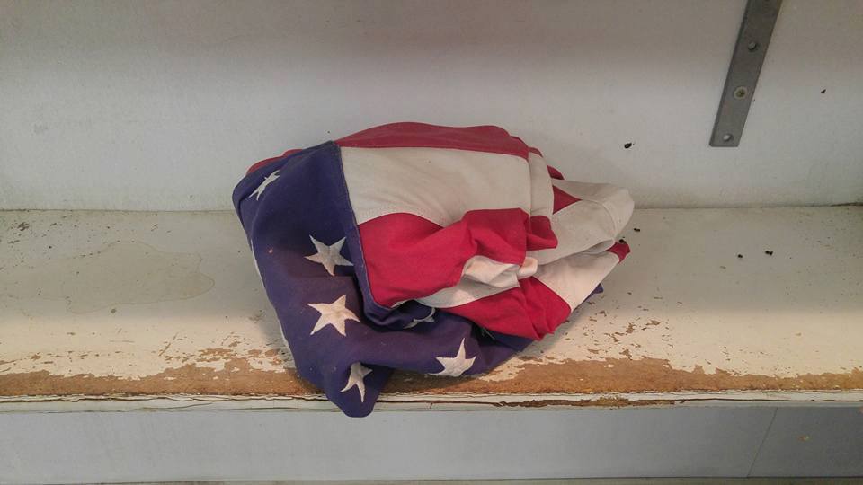 Veteran Finds Flag in Crumpled Mess, Listen to What He Does Next