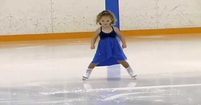 Little Figure Skater's Enthusiasm is Absolutely Contagious