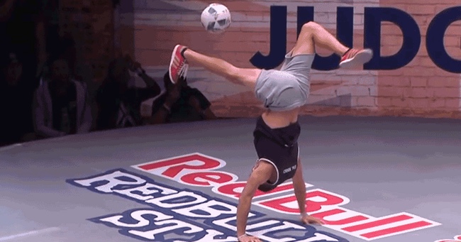 Stunt Men Perform Soccer Tricks You Never Thought Possible