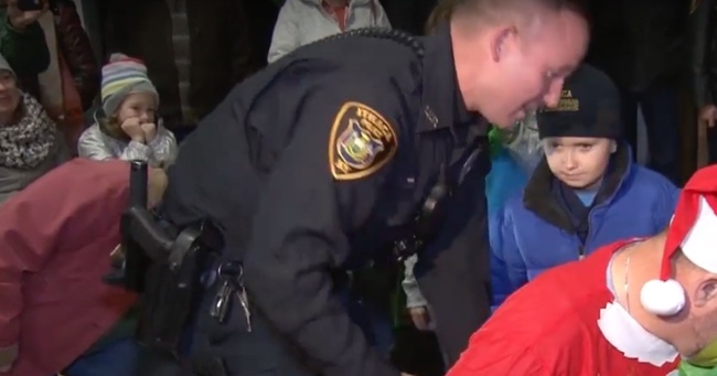 9-Year Old With Brain Tumor Catches the Grinch Red-Handed and Arrests Him On the Spot