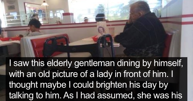 Old Man Stares At Picture, Then Shares Tragic Story Behind It