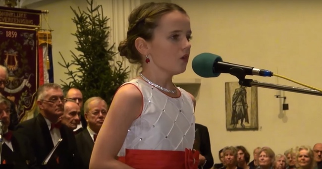 11-Year-Old Delivers Beautiful Performance Of "O Holy Night"