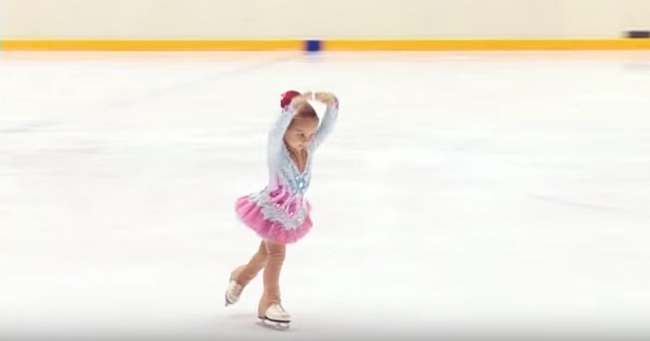 This 3-Year-Old Russian Figure Skater Stuns Everyone With Her Amazing Talent
